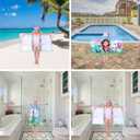 DreamWorks Gabby's Dollhouse Bath/Pool/Beach Soft Cotton Terry Hooded Towel Wrap, 24 in x 50 in, By Franco Kids