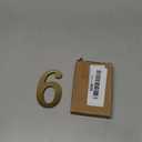 uxcell House Numbers for Outside, 2.8 Inch Magnetic Brass Self Adhesive Mailbox Decor Number Stickers for Apartment Office Hotel Room Door Signs(Number 9)