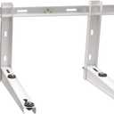 ICOOL Mini Split Wall Mounting Bracket for 9000-36000 BTU Universal Ductless Air Conditioners, Heat Pumps, Compressors & HVAC Systems, Outdoor Heavy Duty Foldable Wall Mount Condenser Bracket