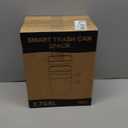 2 Pack 2.7 Gal Bathroom Can with Lid, Automatic Can Small Smart Garbage Can Touchless, Slim Motion Sensor Waterproof Plastic Bins for Bedroom Office Kitchen Toilet (White)