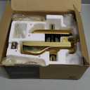 SCHLAGE FE595 CAM 505 16-234 10-027 Camelot by Accent Keypad Lever with Flex Lock, Bright Brass