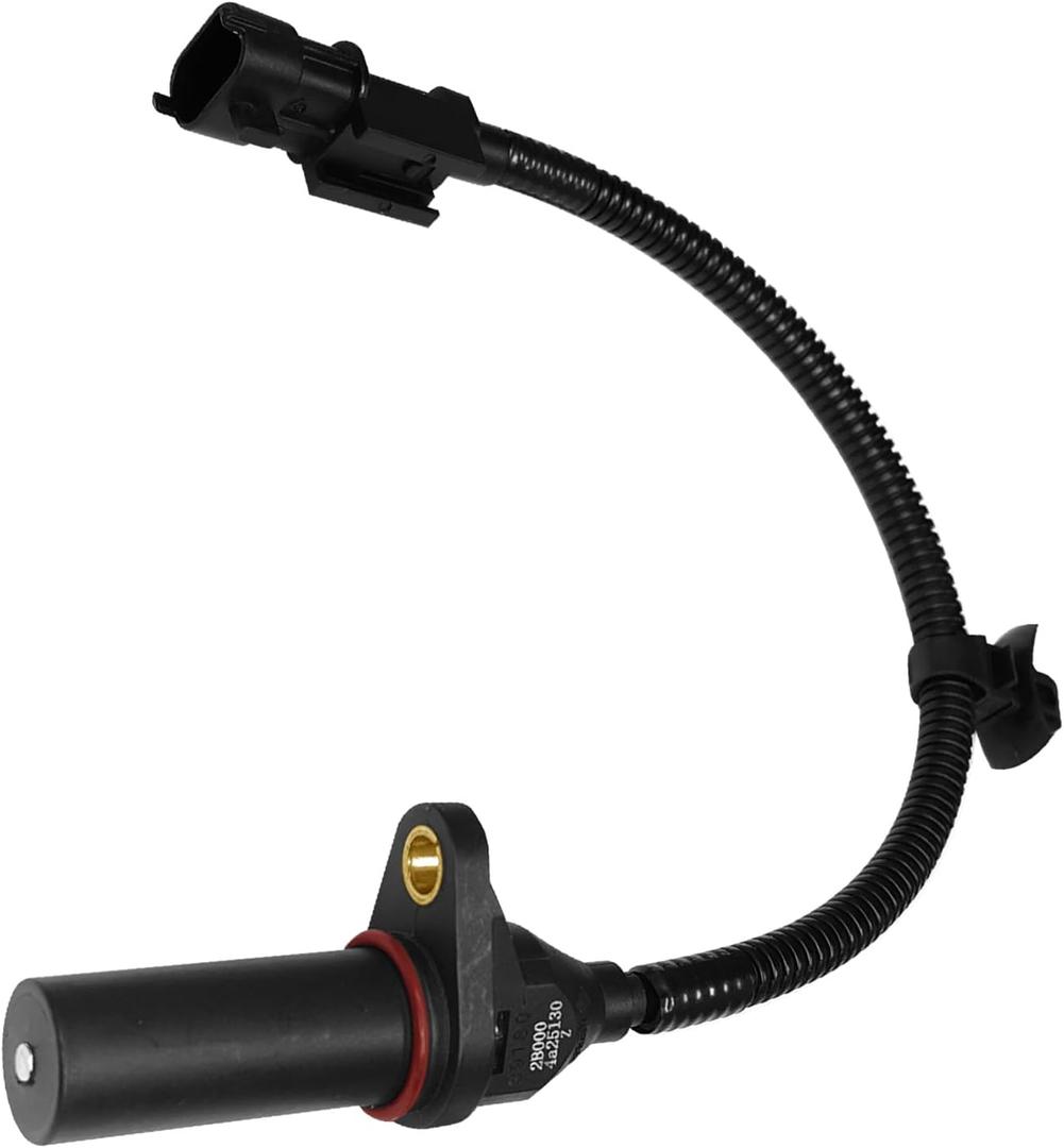 Crankshaft Position Sensor Engine Crankshaft Sensor OEM#39180-2B000 391802B000 SU13885, Crank Position Sensor Compatible with Hyundai Modern Kia Tucson Accent Rio Soul Dodge(Black)