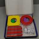 Electric Train Set, Flexible Track Fusion Train Set, DIY Race Car Track Building Kits with Train and Traffic Signs, for 4-10 Year Old Boys Girls Christmas Birthday Party Gifts (51pcs)