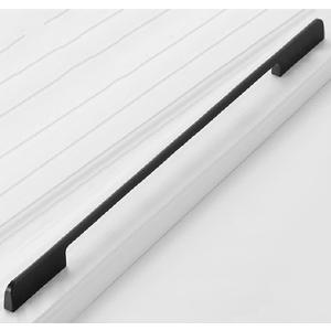 5 Pack Kitchen Cabinet Handles, Solid Black Drawer Pulls, Long Cabinet Hardware for Dresser Furniture (13.27 inch)
