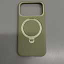 TORRAS Q3 Wind Flow for iPhone 17 Pro Case Silicone, Fit for MagSafe, Magnetic 360 Spin Stand with Camera Control, Liquid Silicone Rubber Soft Phone Case for iPhone 17 Pro 6.3'', Matcha Green