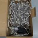 Christmas Snowflake Lights with 10 Drops, 9ft 150 LED Twinkling Cool White Icicle Christmas Lights, Waterproof Connectable Hanging for Indoor Outdoor Eaves Window Curtain Porch Xmas Dcoration