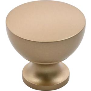 Alzassbg 10 Pack Champagne Copper Cabinet Knobs, 1-1/4 Inch(31.5mm) Diameter Flat Round Kitchen Knobs for Cabinets and Drawers AL6013SCG