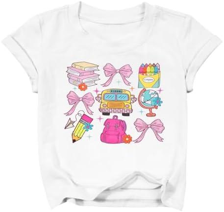 Yawtaut Kindergarten Shirt for Girls Boys First Day of Preschool Shirts Back to School Outfits Little Kid School Tee Top size 80