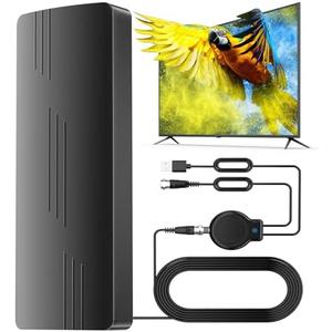 Amazon.com: TV Antenna Indoor, 2800+ Miles Long Range 360 Reception : Electronics
