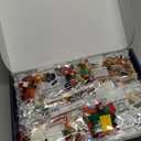 Christmas Gingerbread House Village Mini Building Set with Lights, 1955 PCS Holiday Village Building Block Toy with Xmas Tree Train Santa for Home Decor, Gift for Adults Kids Girls Boys 14+