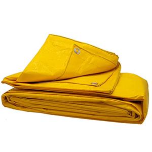 15 Ft. X 15 Ft. High Visibility Yellow Tarp - 3.3 Oz.