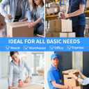 JARLINK Clearer Packing Tape 12 Rolls, Heavy Duty Packaging Tape for Shipping Packaging Moving Sealing, 2.7mil Thick, 1.88 inches Wide, 60 Yards Per Roll, 720 Total Yards