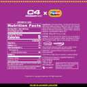 C4 Energy Drink x Popsicle Variety Pack, Carbonated Sugar Free Pre Workout Performance Drink with no Artificial Colors or Dyes, 3 Flavors - Grape, Hawaiian Pineapple, and Cherry, 16 Oz, Pack of 12 (EXP 01/01/26)