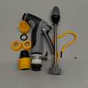 Pressure Washer, Handheld Power Washer with 360 Rotating Nozzle, 3 Spray Modes, Stainless Steel Universal Hose Fit,Pressure Washer Gun for Car