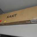 KAKIT 3 4 Bow Bimini Tops with Mesh Sidewalls Support Poles for Boats Marine Grade Canvas Top Includes 2 Straps Storage Boot 1 Inch Aluminum Frame