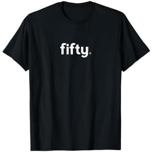 50th Birthday Gift Ideas for Him Men | Fifty Design Party T-Shirt , size large