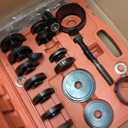 VEVOR Wheel Bearing Press Kit, 23 pcs FWD Bearing Puller Tools, for Front Wheel Drive Bearing Removal and Installation, Wheel Bearing Tool with Sliding Screws, Bushings, Sleeve Plates, Storage Case