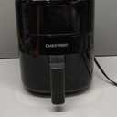 CHEFMAN 2 Qt Mini Air Fryer  Digital Space-Saving Compact Air Fryer with Nonstick and Dishwasher Safe Basket, Quick & Easy Meals in Minutes, Features Digital Timer and Shake Reminder  Black