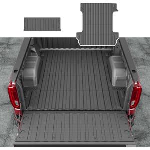5.82FT Bed Mat Compatible with 19-25 Chevy Silverado GMC Sierra 1500 Tailgate Mat Truck Bed Liner Replacement for 2019-2025 Silverado Accessories