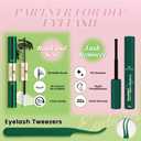 KEYYOU Aurora Lash Clusters Kit Fairy Lash Extension Kit C Curl 120Pcs Eyelash Extension Kit Wispy Natural Invisible Band Lash Kit with Waterproof DIY Lash Extension Kit at Home(Aurora-C-8-16MIX)