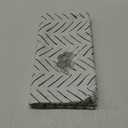 jinchan Black and White Shower Curtain Inky Moss Black Herringbone Chevron Zig Zag Waterproof Fabric Modern Farmhouse Shower Curtains for Bathroom with 12 Hooks 70x72 Inches
