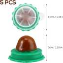 POPETPOP Cat Candy Snacks 5-Pack Lickable Catnip Treat Balls for Cats - Indoor Wall-Mounted Catnip Lollipops Promoting Hydration Urinary & Oral Health - Random Flavors