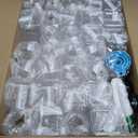 DANALLAN 30 Pack 8oz Empty Plastic Bottles with Leak-Proof Caps Food Grade Recyclable Bulk Beverage Containers Clear PET Bottles for Homemade Juice, Smoothie, Milk and Drinks