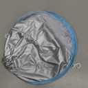 LAYCOL Baby Swimming Float Inflatable Baby Pool Float Ring with Sun Protection Canopy,add Tail no flip Over for Age of 3-36 Months (Large, Blue)