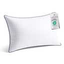JOLLYVOGUE Standard Size Bed Pillow 1-Pack，Single Pillow for Sleeping, Breathable and Supportive with Down Alternative Fill, Hotel Collection Pillow for Side, Back, and Stomach Sleepers