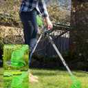 Cordless Weed Wacker, 2-in-1 stringless Weed Wacker, Foldable 2.0Ah Battery Powered Weed Trimmer Stringless Grass Trimmer/Edger Lawn Tool for Yard Lawns Garden