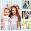 Kids Wallet for Girl Birthday Gifts for Girls Small Girls Wallet for Kids with Coin Pocket Toddler Girl Gifts Stuff (X, Blue)