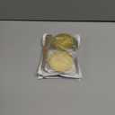 2 x MixTeach 12 Pieces Christmas Photo Frame Ornaments Round Glitter Holiday Picture Frame Gifts and Tree Decoration for Christmas Party Favor (Gold)