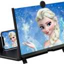 18" Screen Magnifier for Cell Phone  3D HD Magnifing Screen Enlarger Projector for Movies Videos and Gaming  Foldable Phone Stand Holder with Screen AmplifierCompatible with All Smartphones