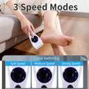 3 x Electric Callus Remover for Feet 4 Pack 1200mAh Rechargeable Foot Care Pedicure Tool with 3 Modes and Digital Power Display for Removing Dead Skin Hard Skin and Dry Cracks