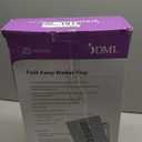 DMI Walker Tray, Rollator Tray, Mobility and Walker Accessory Tray Table Fits Most Standard Walkers, Folding with Two Cup Holders and Tool Free Assembly, 16 x 11.8 inch (Gray)