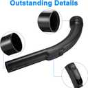 Vacuum Plastic Bent End Hose for Miele S2110, S501, S524 Compact C1,C2,C3,S4,S5 Vacuum Attachments 9442601, 5269091, 5269090, 9442600 Vacuum Cleaner Parts Vacuum Hose