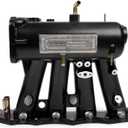 Intake Manifold Aluminum Compatible with Honda Civic Acura Del Sol Integra B Series VTEC Engines 1992-2001 Black