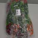 Artificial Flowers for Outdoors, 12 Bundles Multicolor Faux Silk Flowers Spring Summer Decoration, Artificial Plants Fake Outdoor Flowers UV Resistant No Fade for Home Planter Porch Patio Yard Decor