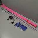 Sougayilang Spinning Rod Reel Combos,Colorful Two Pieces Spinning Pole with Smooth Strong Reel