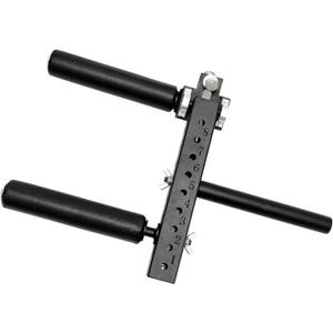 EVERYMATE Seated Leg Strength Extension and Curl Athletic Practice Machine,Adjustable Leg Fitness Equipment Attachment, Fitness Squat Rack Accessories (BLACK-26MM)