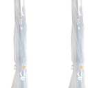 2 Pc Dome Umbrella Wedding Rain Clear Transparent Bubble Parasol Bird Cage Large