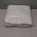 Amazon Basics Breathable, Wrinkle-Free Brushed Microfiber 4-Piece Bed Sheet Set with 14-Inch Deep Pockets, Queen, Gray Crosshatch, Printed