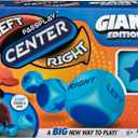 Spin Master Games, Left Center Right Giant Edition, Family Game for Indoor & Outdoor Fun with Big Oversized Board, for Family and Kids, 2-4 Players, Ages 6 & Up