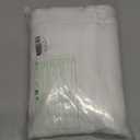 NICETOWN Semi Sheer White Curtains 84 inches Long, Rod Pocket & Back Tab Open Linen Blend Vertical Window Drapes Privacy with Light Filter for Living Room/Farmhouse, W52 x L84, 2 Panels