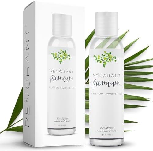 Penchant Premium Silicone Lube - Personal Lubricant for Women & Men - Latex-Safe, Water-Resistant, Hypoallergenic, Paraben-Free - 4oz