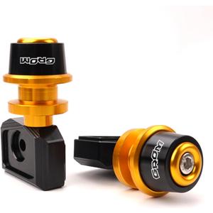 Compatible with Grom 125 2024 2025 MSX125 MSX 125 2013-2021 2022 2023 Grom Accessories CNC Motorcycle Swingarm Spools Sliders Rear Wheel Axle Stand Screws Adapter (Gold)