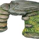 PENN-PLAX Reptology Shale Scape Step Ledge  Decorative Resin for Aquariums & Terrariums  Great for Reptiles, Amphibians, and Fish  Small