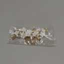 BETITETO Bridal Ceramic Flower Hair Accessories White Flower Ivory Pearl Rhinestone Gold Leaf Hair Piece with Comb for Women Wedding Prom