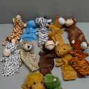 Hand Puppets for Kids, 12 Pcs Animals Plush Puppets Set for Toddlers, Small Stuffed Animals Bulk Pretend Play Plush Toys, Show Theater Graduation Gifts Classroom Reward Carnival Prizes for Girls Boys