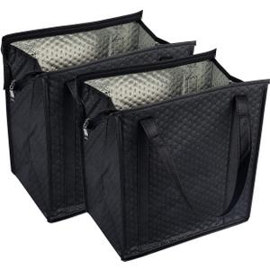 2 x 2PCS Insulated Shopping Bag,Insulated Grocery Bag,Grocery Cooler bag